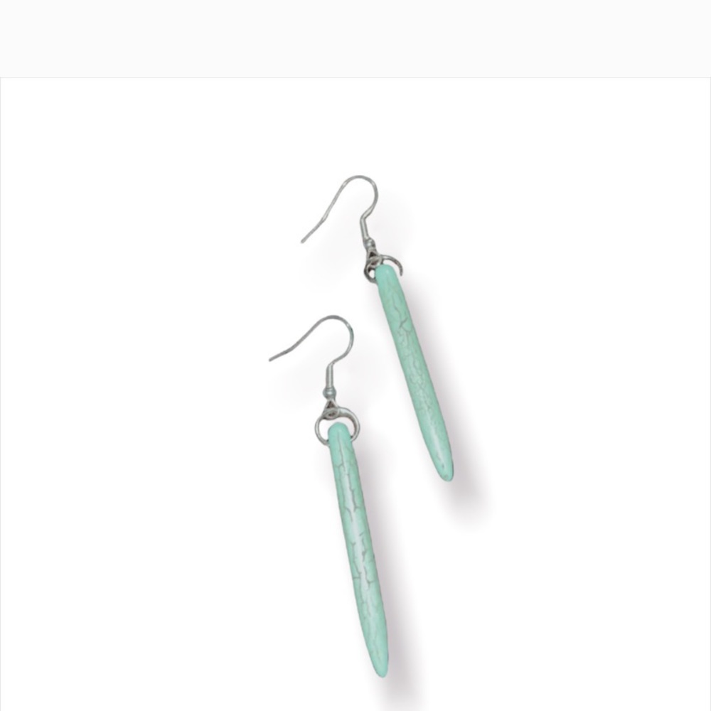 Tourquoise Quill Earrings